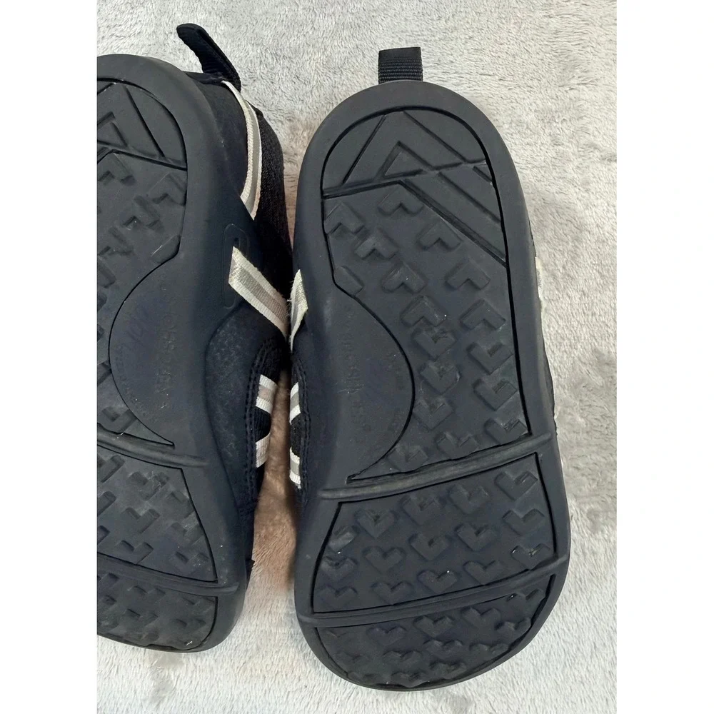 Xero Kids Prio Barefoot Wide Toe Box Running Athletic Shoes Black White Size 13